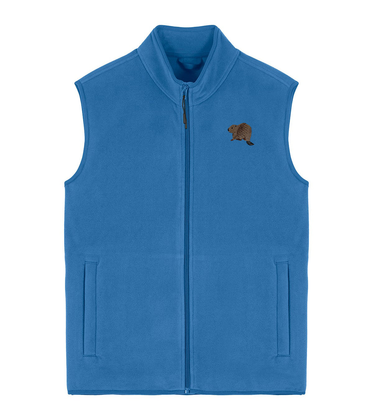 Beaver Riverside Embroidered Men's Fleece Gilet Bodywarmer