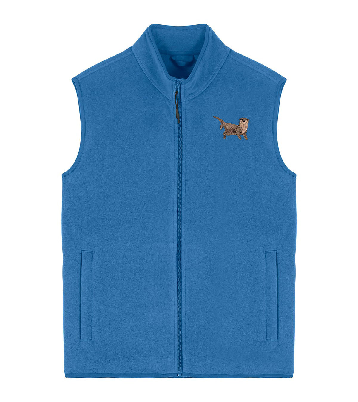 Otter Embroidered Men's Fleece Gilet Bodywarmer
