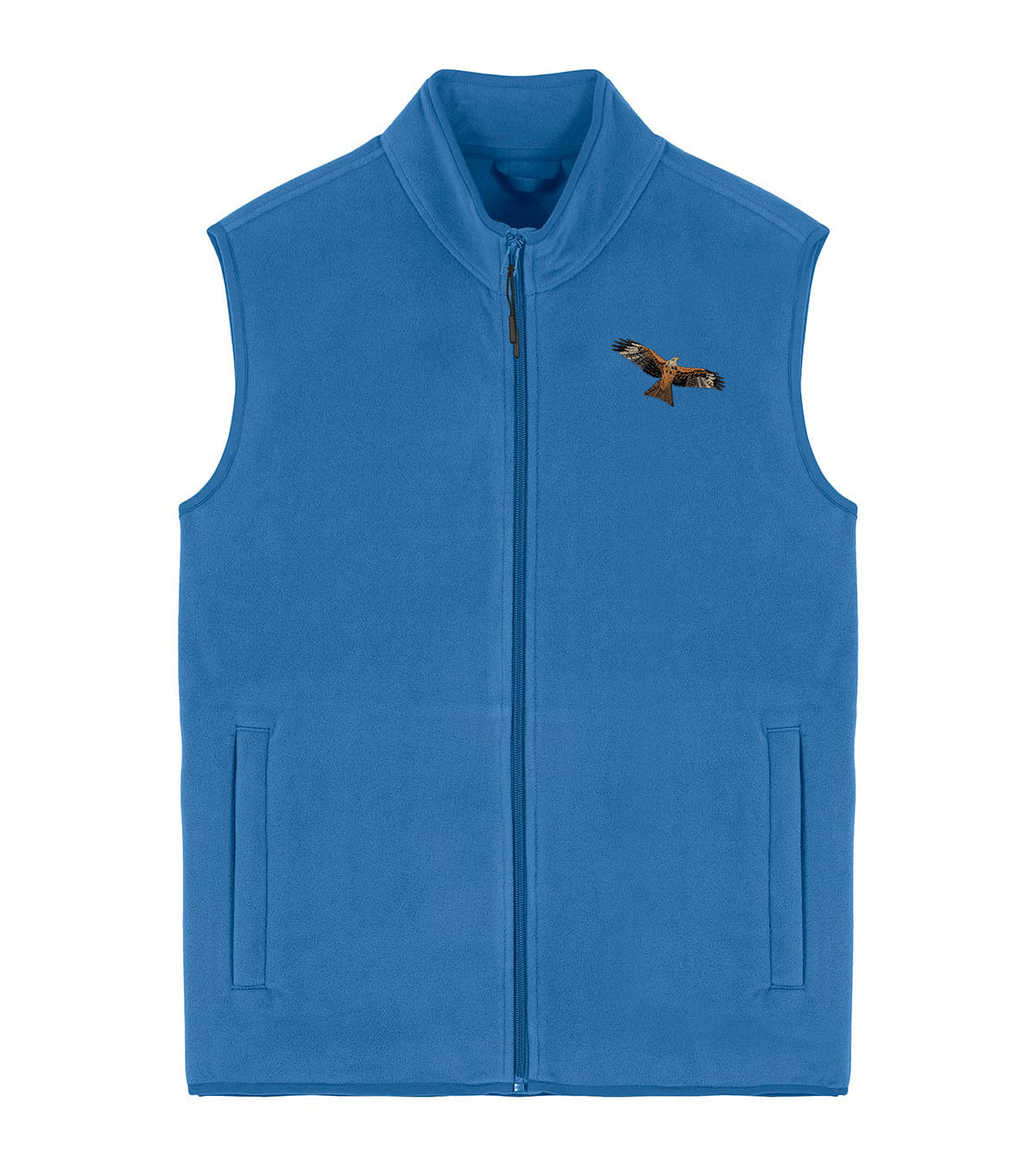 Red Kite Embroidered Men's Fleece Gilet Bodywarmer