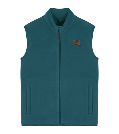 Beaver Riverside Embroidered Men's Fleece Gilet Bodywarmer