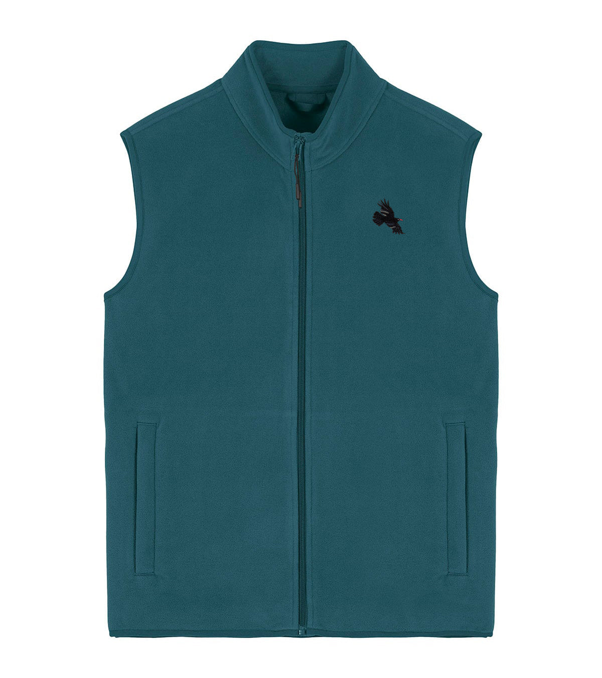 Chough Embroidered Men's Fleece Gilet Bodywarmer