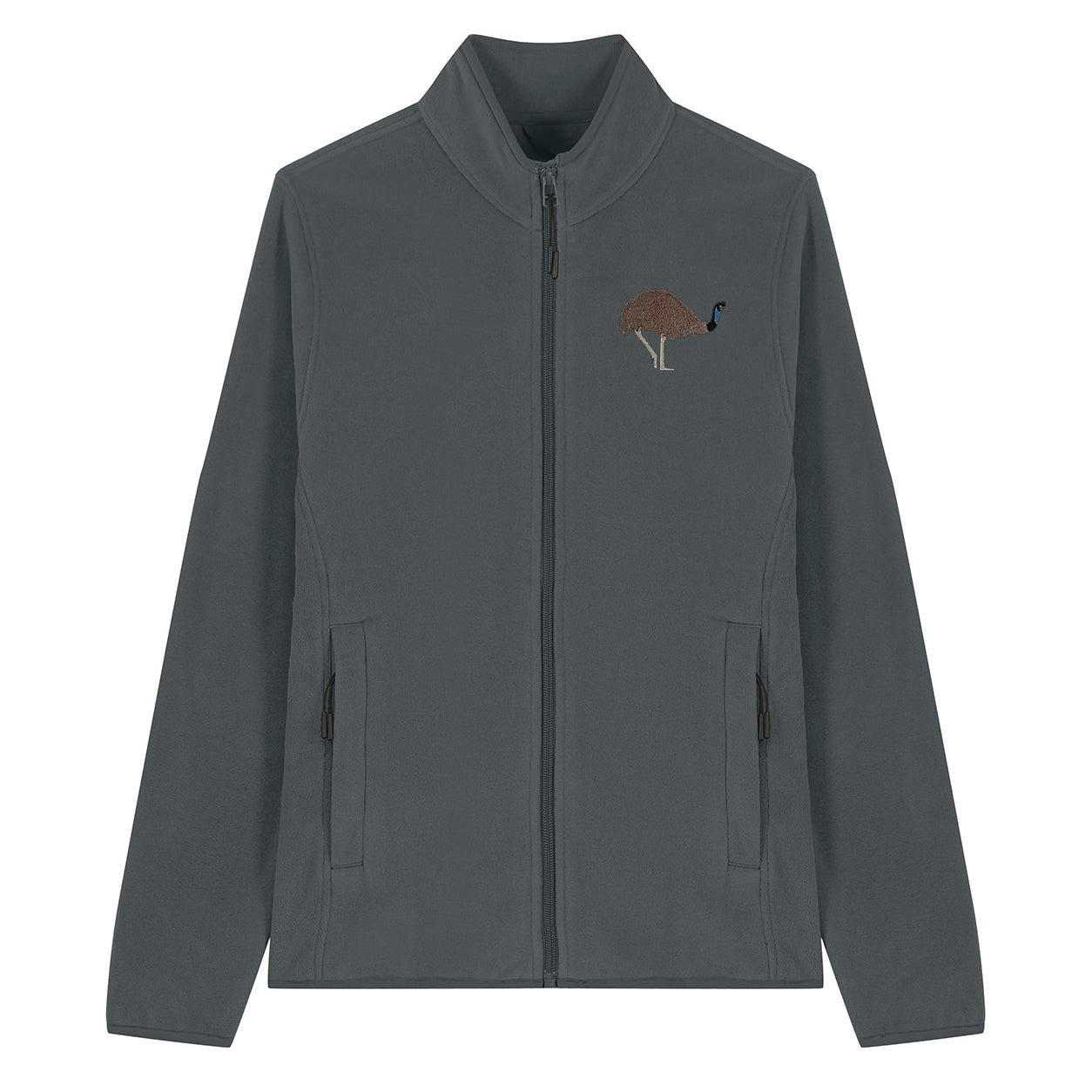 Emu Embroidered Women's Fleece Jacket
