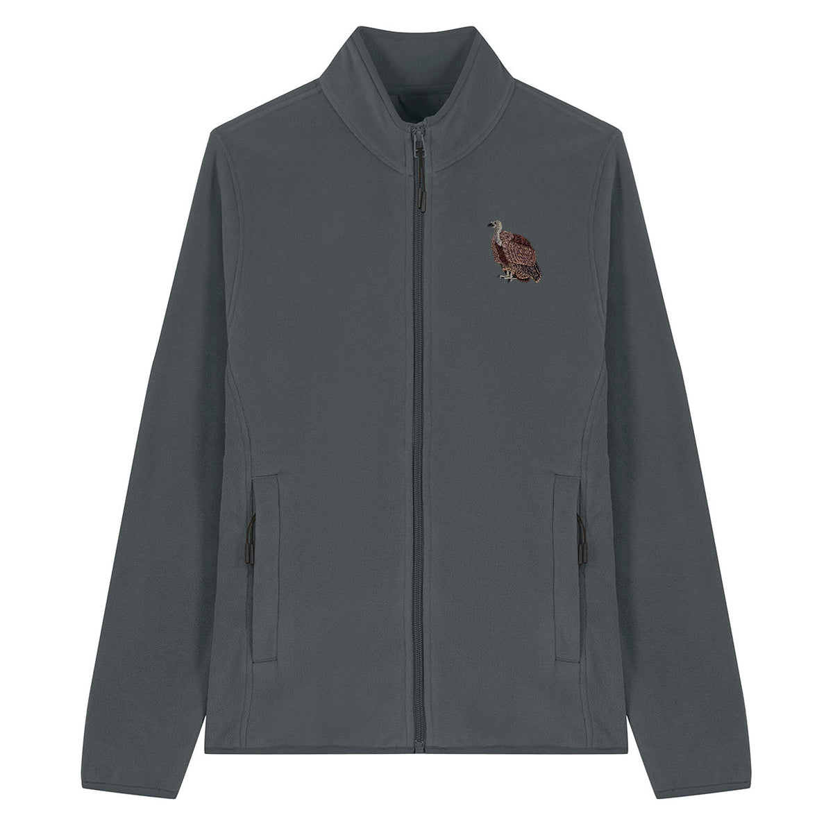 Griffon Vulture Embroidered Women's Fleece Jacket
