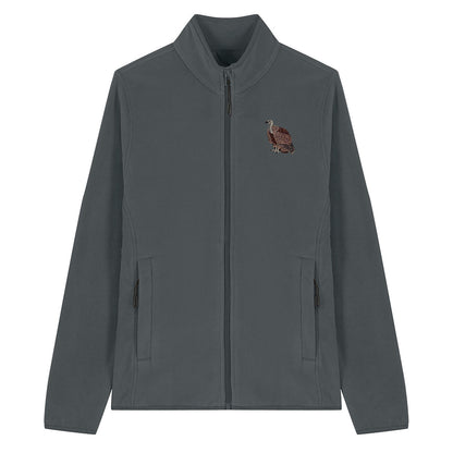 Griffon Vulture Embroidered Women's Fleece Jacket