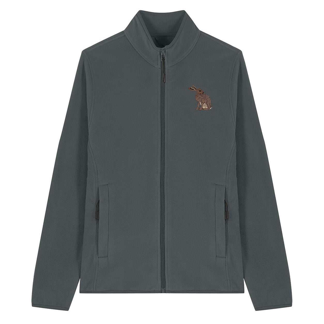 Hare Embroidered Women's Fleece Jacket