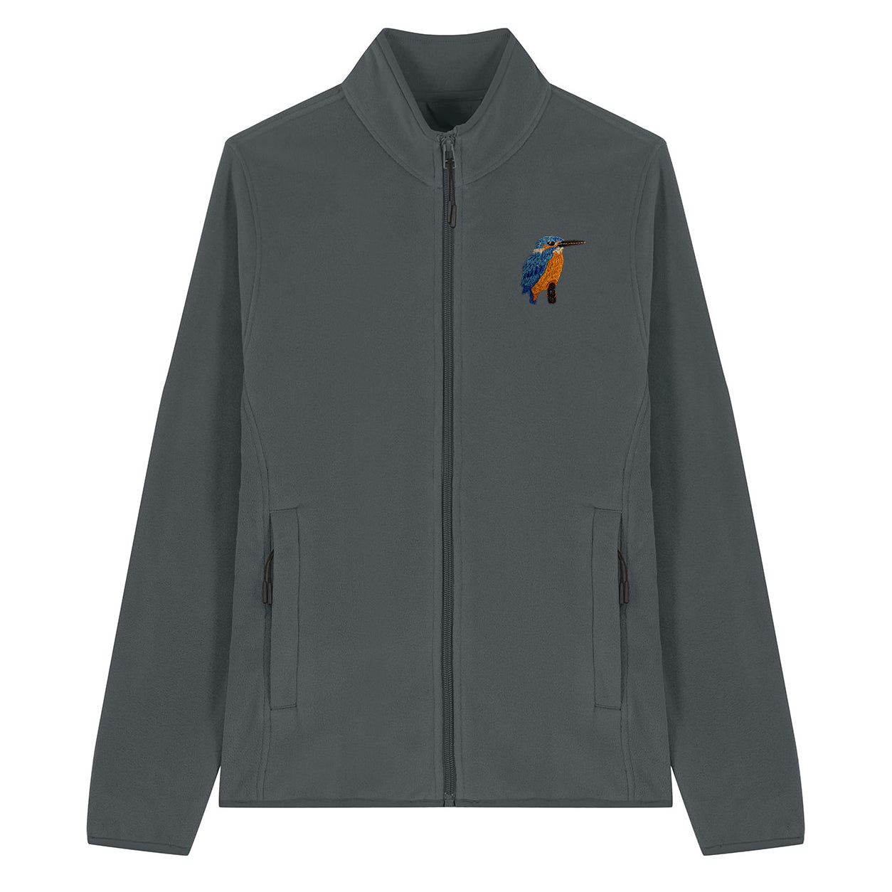 Kingfisher Embroidered Women's Fleece Jacket