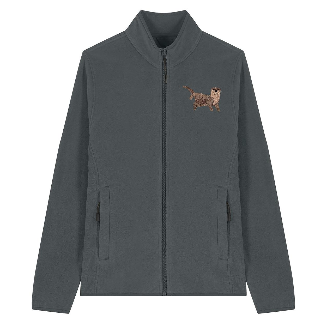 Otter Embroidered Women's Fleece Jacket