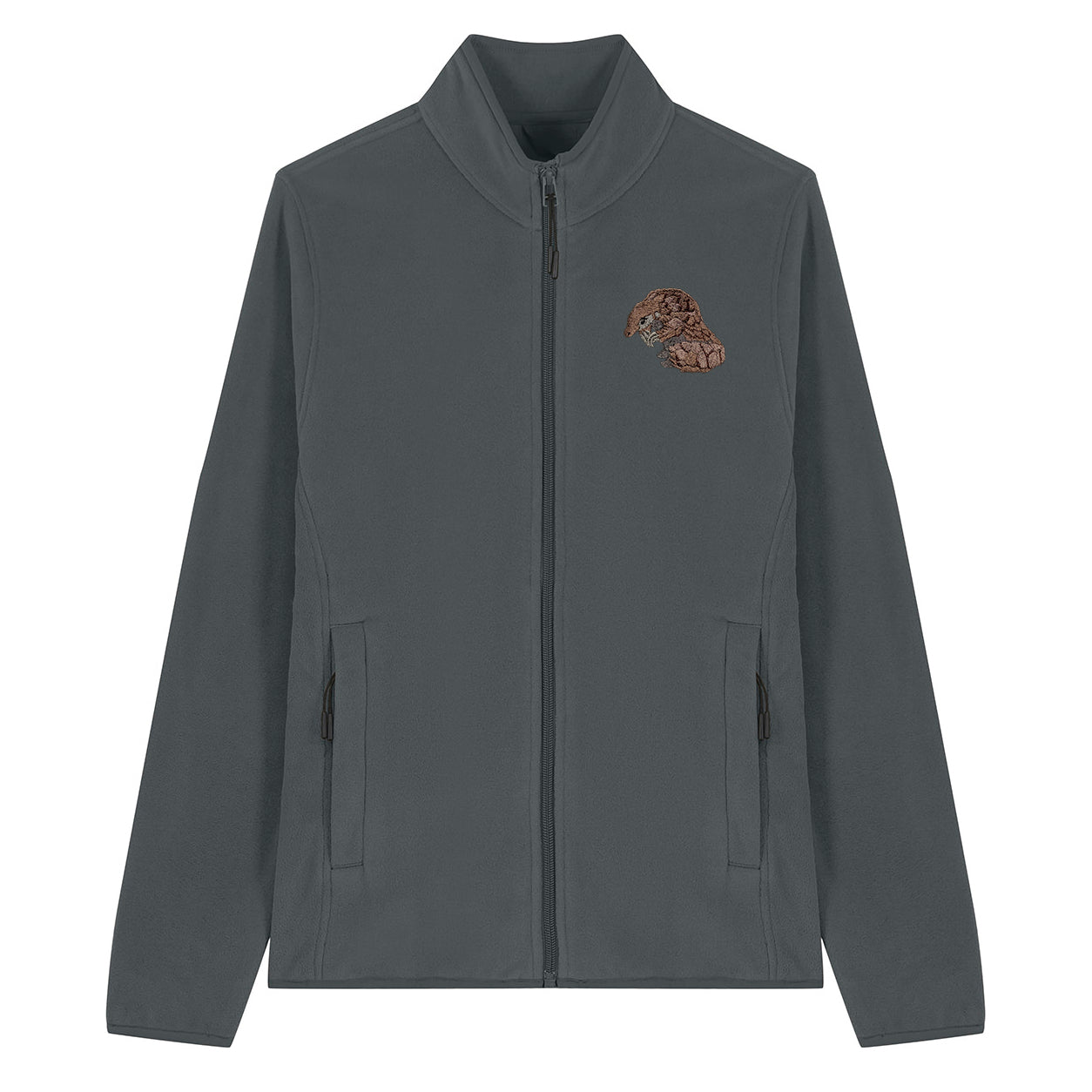 Pangolin Embroidered Women's Fleece Jacket