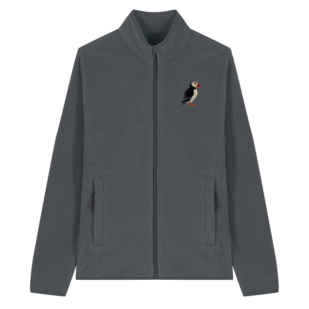 Puffin Embroidered Women's Fleece Jacket