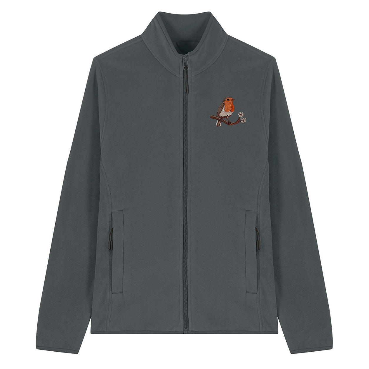 Robin Embroidered Women's Fleece Jacket