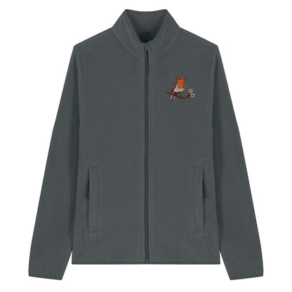 Robin Embroidered Women's Fleece Jacket