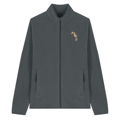 Seahorse Embroidered Women's Fleece Jacket