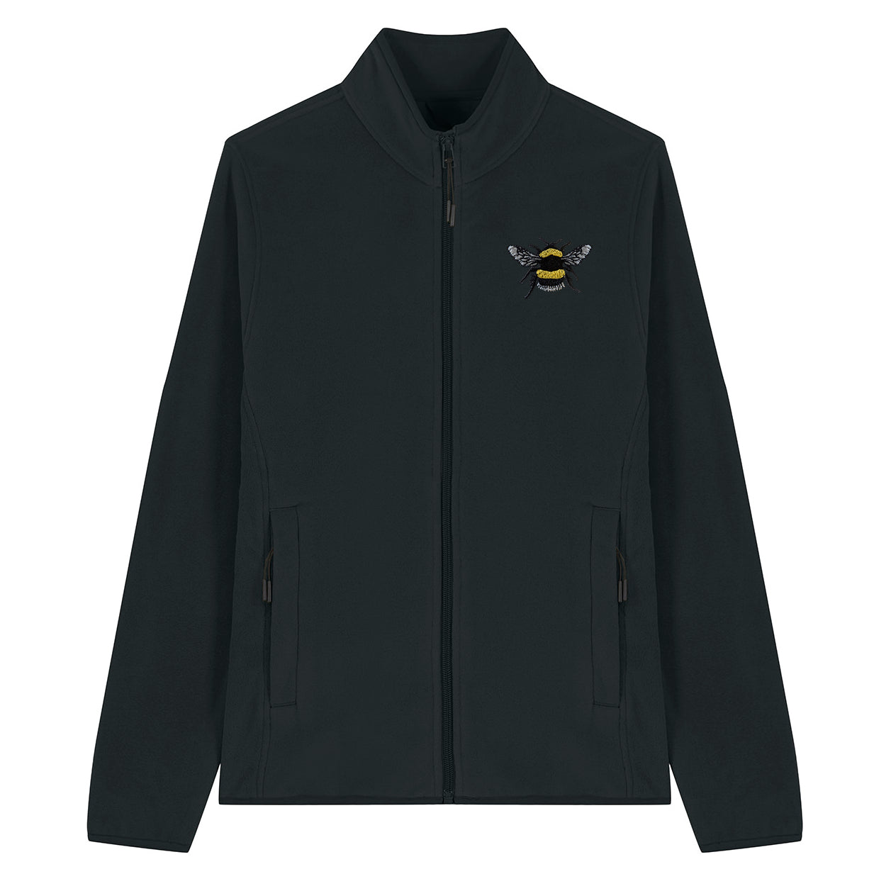 Bumblebee Embroidered Women's Fleece Jacket