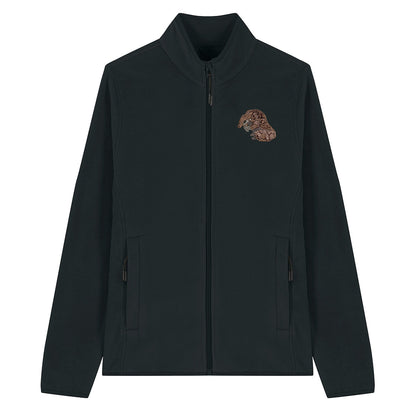 Pangolin Embroidered Women's Fleece Jacket