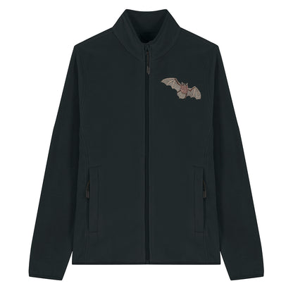 Pipistrelle Bat Embroidered Women's Fleece Jacket