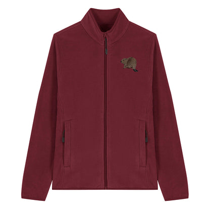 Beaver Riverside Embroidered Women's Fleece Jacket