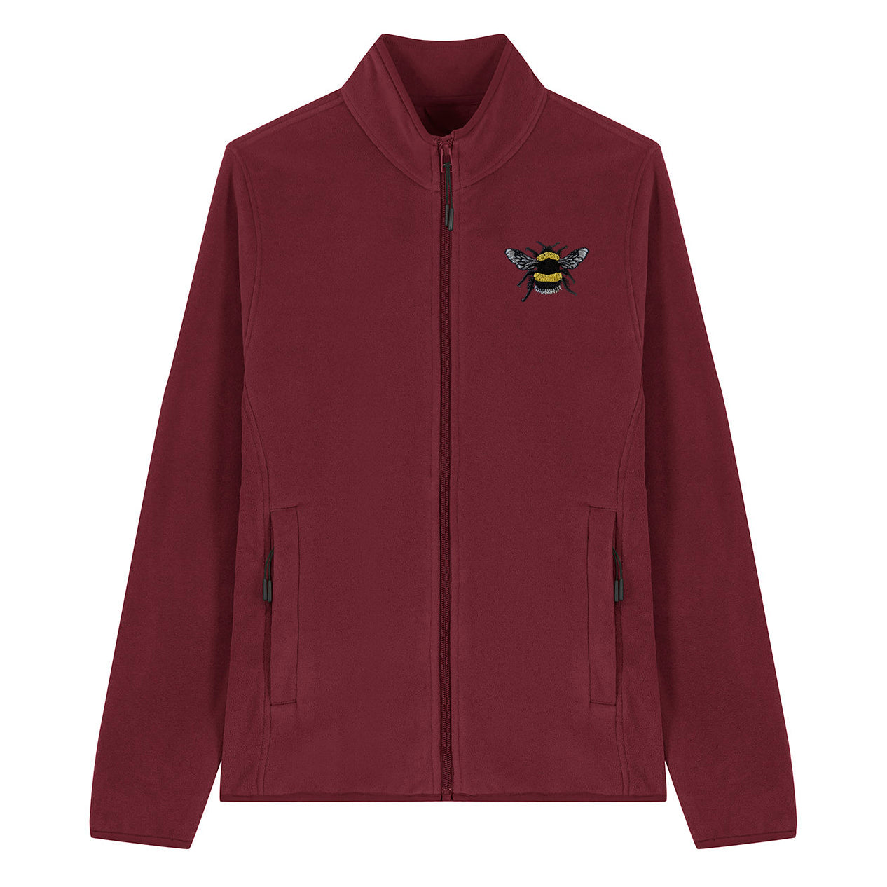 Bumblebee Embroidered Women's Fleece Jacket
