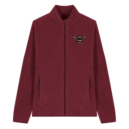 Bumblebee Embroidered Women's Fleece Jacket