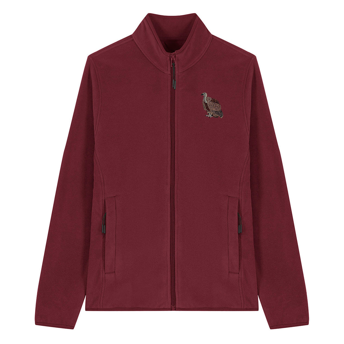 Griffon Vulture Embroidered Women's Fleece Jacket