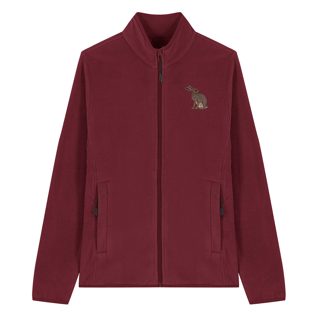 Hare Embroidered Women's Fleece Jacket