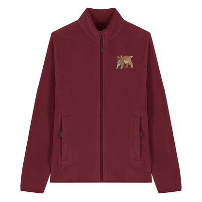 Lynx Embroidered Women's Fleece Jacket