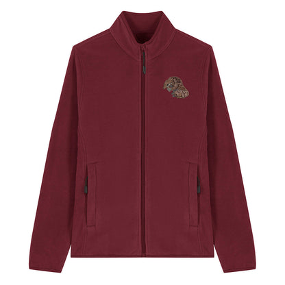 Pangolin Embroidered Women's Fleece Jacket