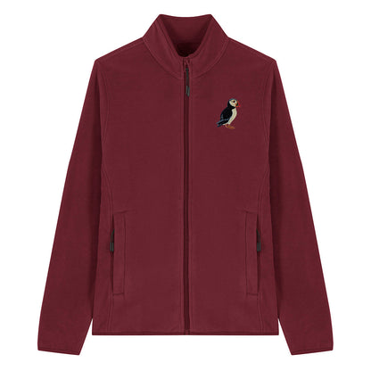 Puffin Embroidered Women's Fleece Jacket
