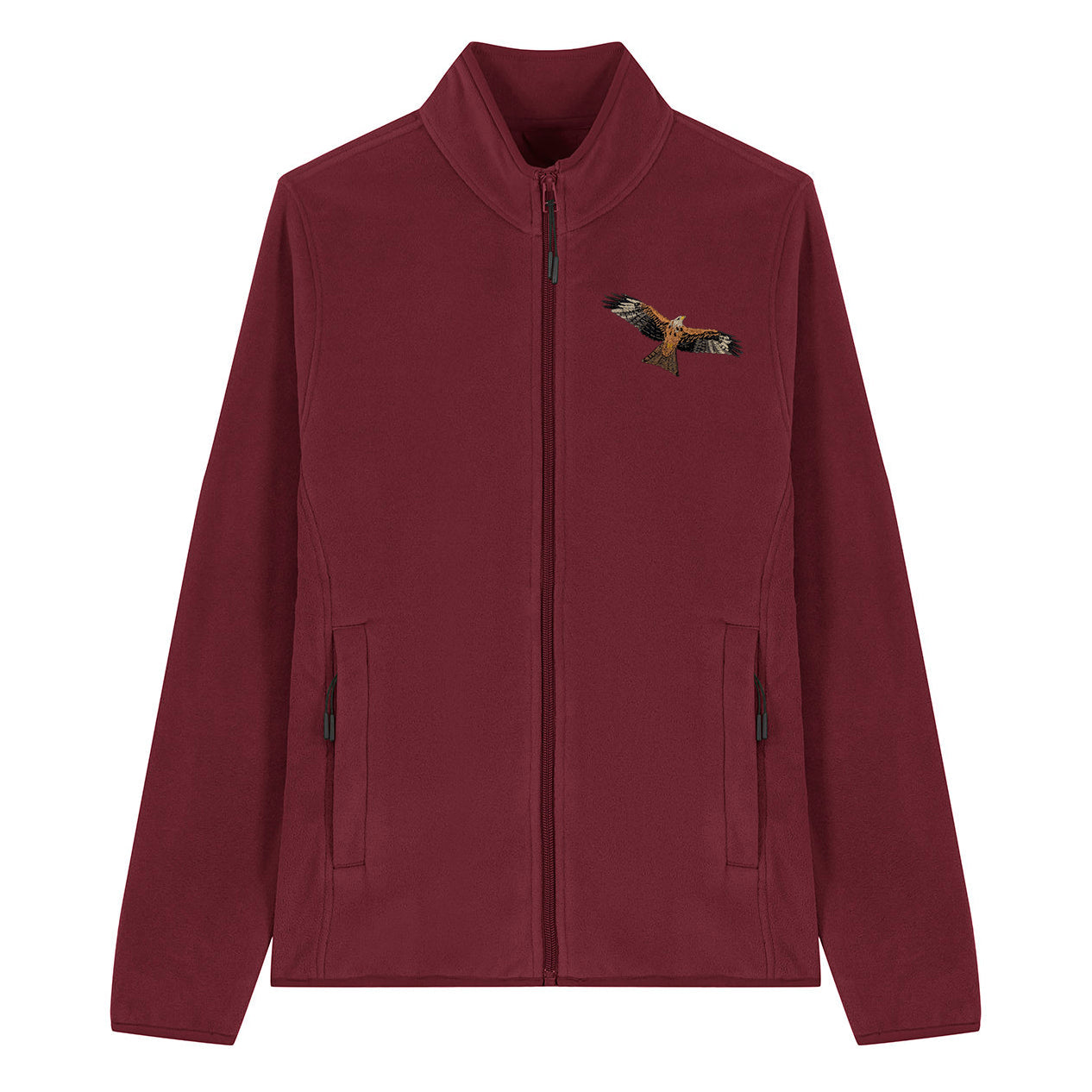 Red Kite Embroidered Women's Fleece Jacket