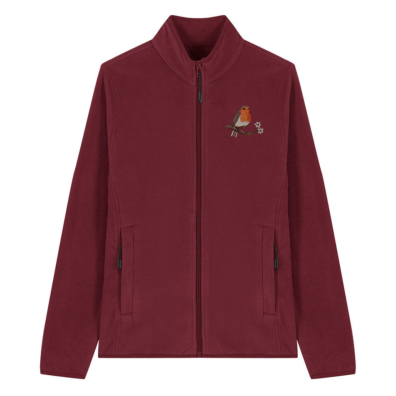 Robin Embroidered Women's Fleece Jacket