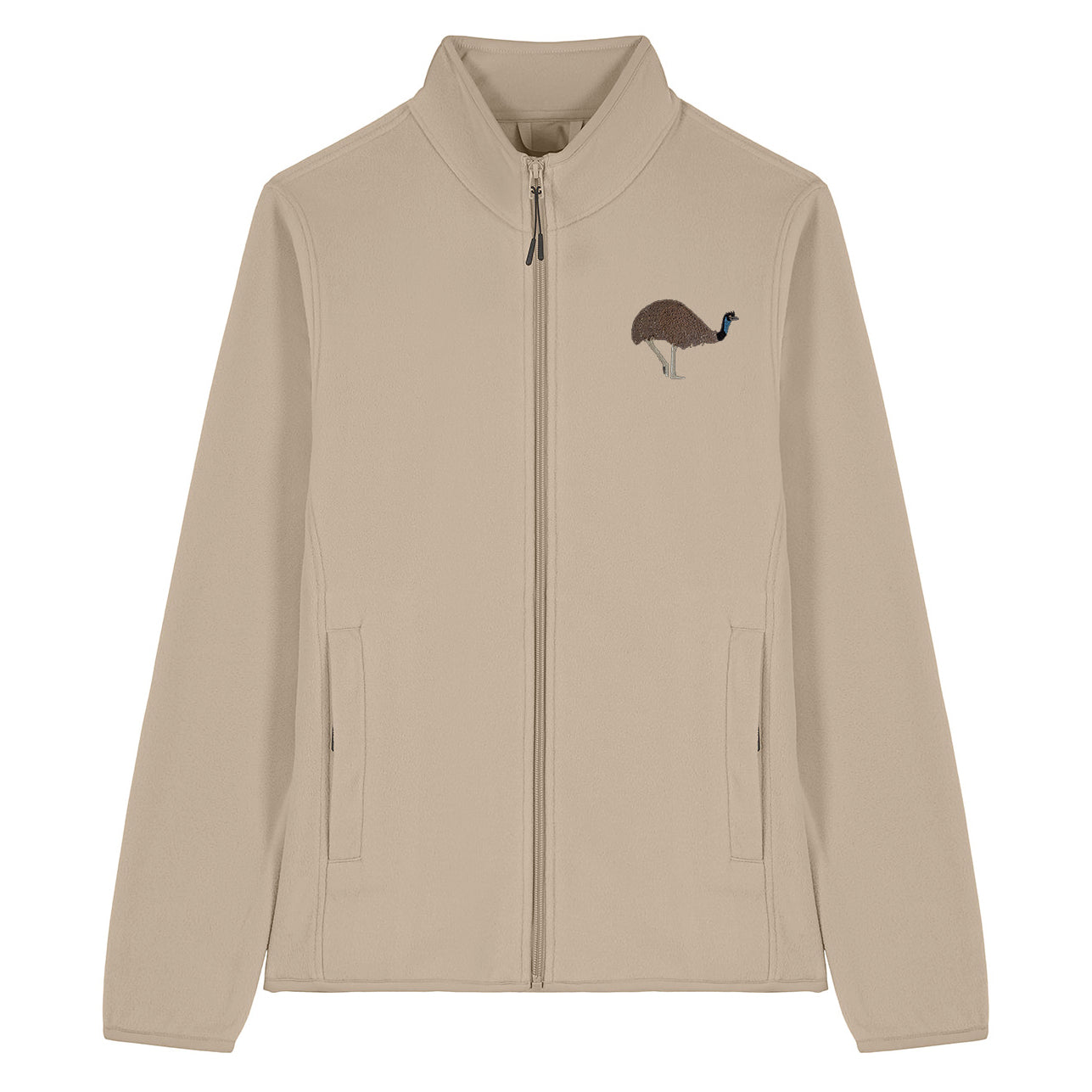 Emu Embroidered Women's Fleece Jacket