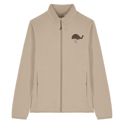 Emu Embroidered Women's Fleece Jacket