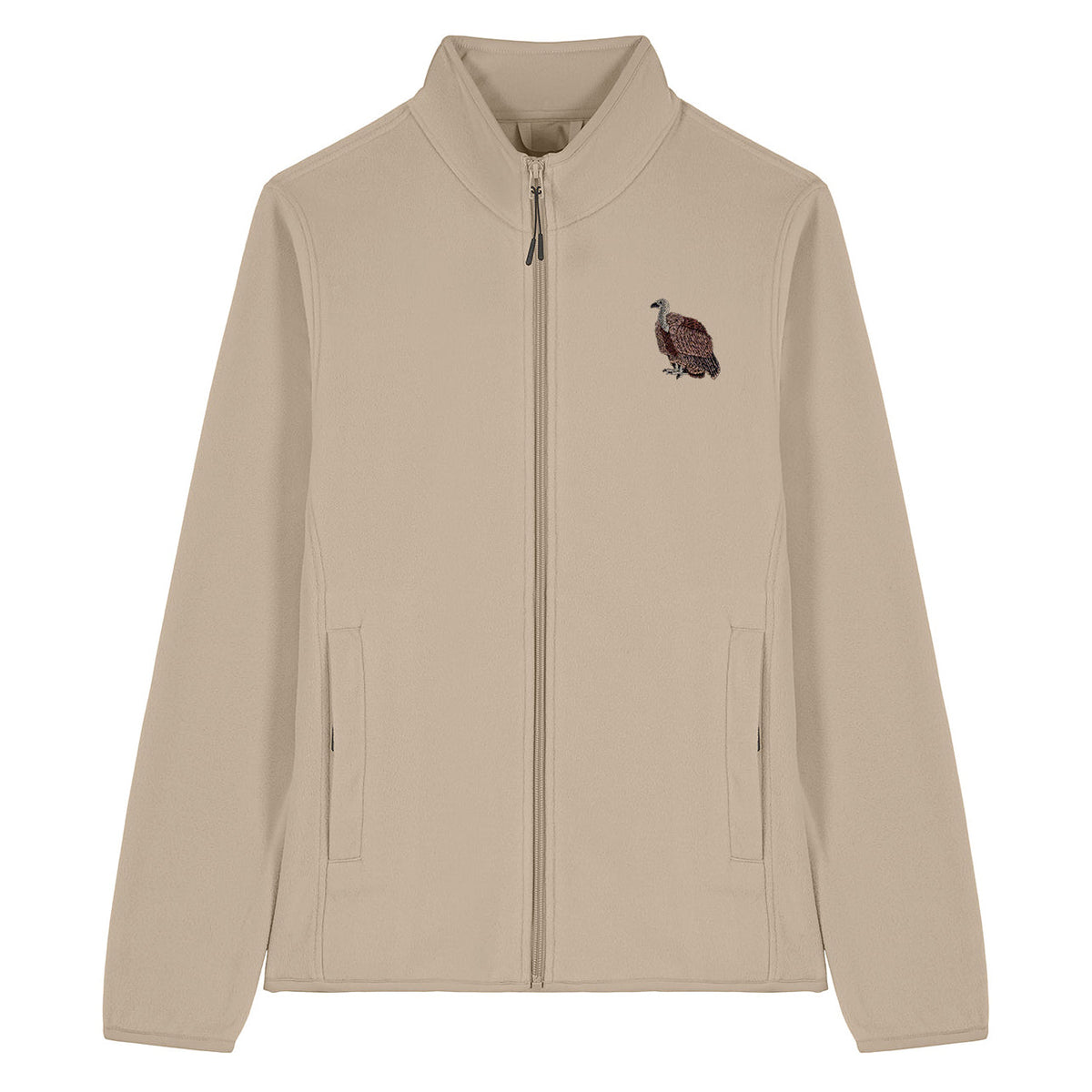 Griffon Vulture Embroidered Women's Fleece Jacket