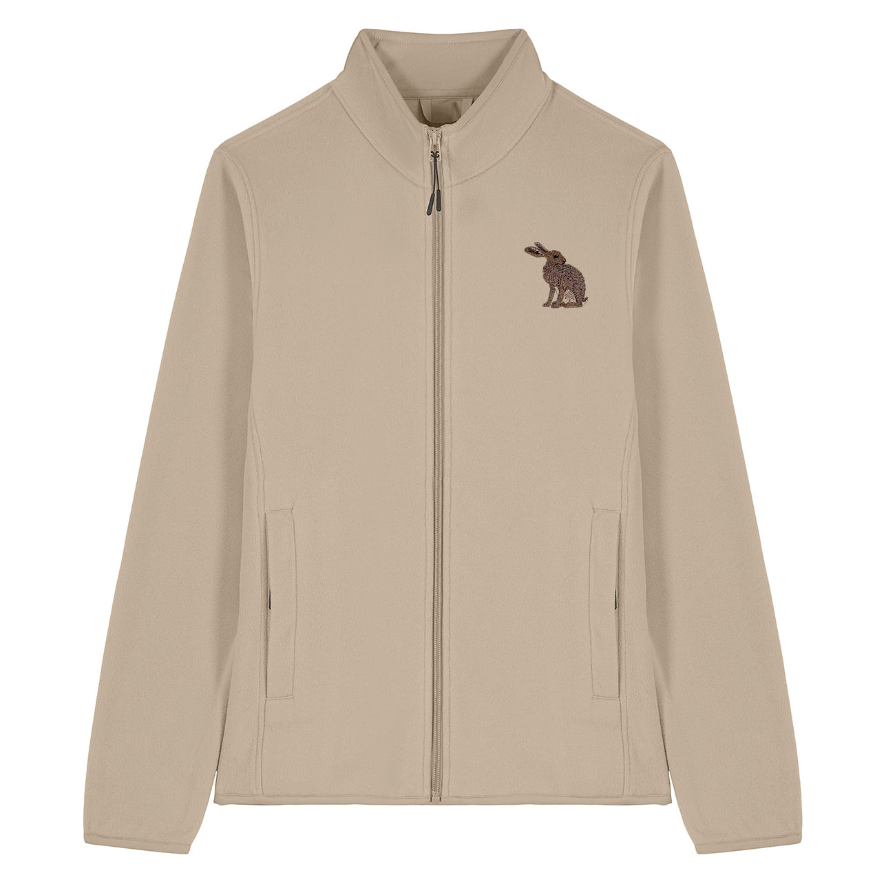 Hare Embroidered Women's Fleece Jacket