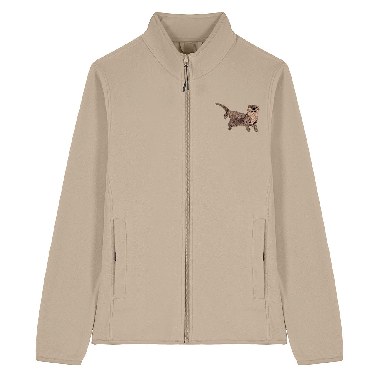 Otter Embroidered Women's Fleece Jacket