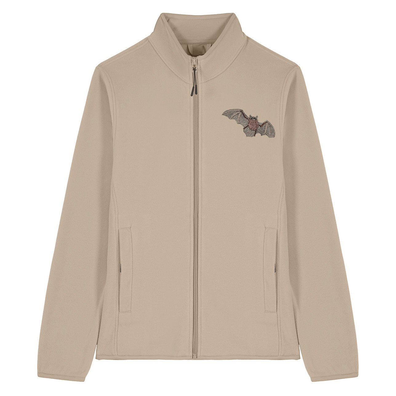 Pipistrelle Bat Embroidered Women's Fleece Jacket