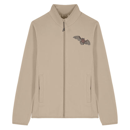 Pipistrelle Bat Embroidered Women's Fleece Jacket