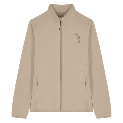 Seahorse Embroidered Women's Fleece Jacket