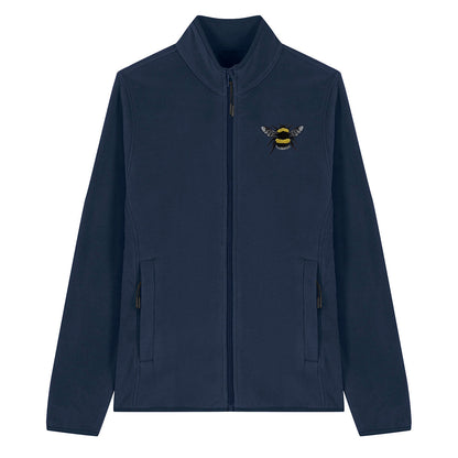 Bumblebee Embroidered Women's Fleece Jacket