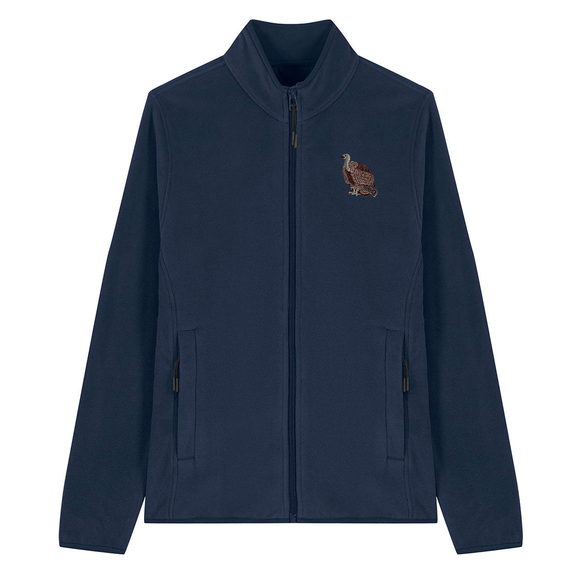 Griffon Vulture Embroidered Women's Fleece Jacket