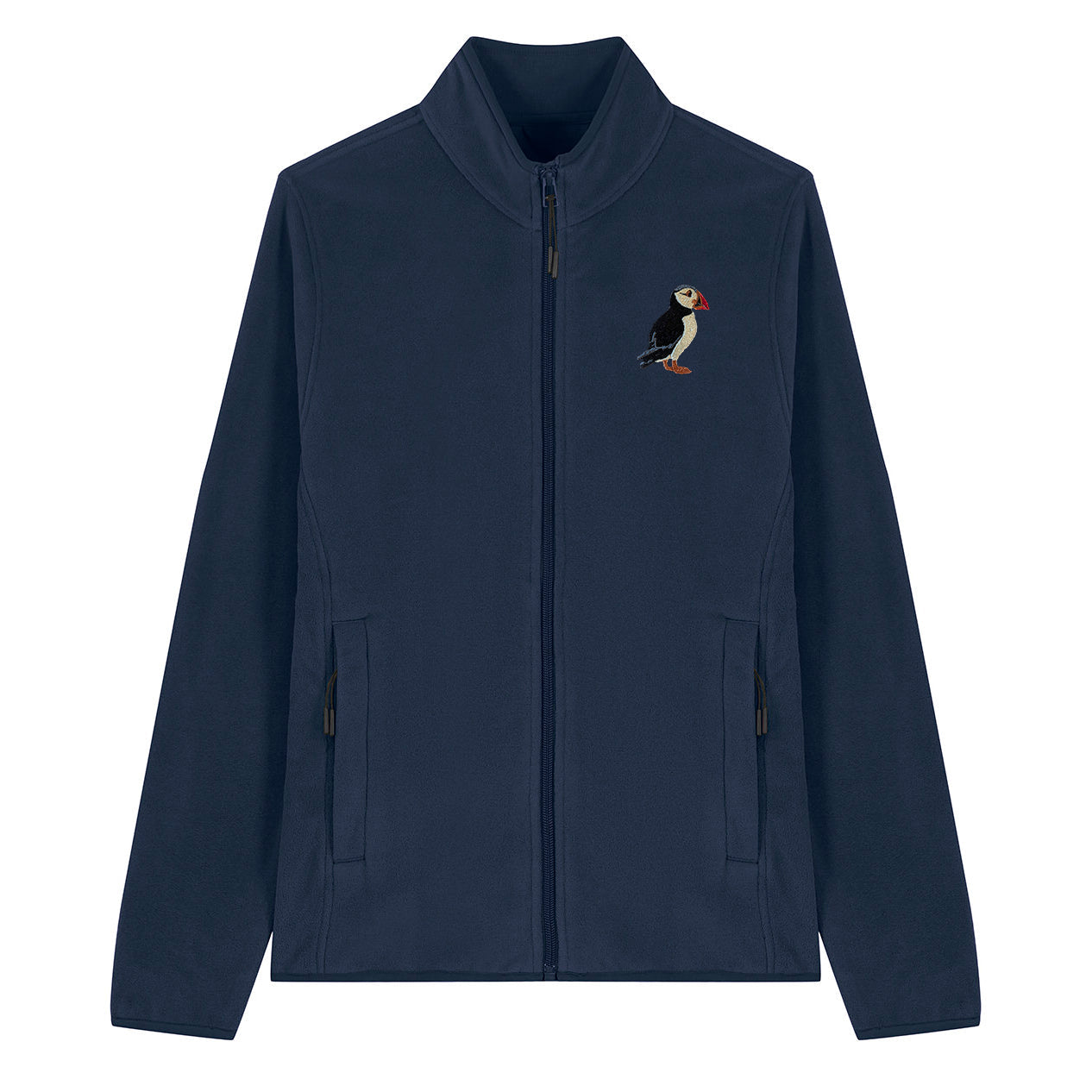Puffin Embroidered Women's Fleece Jacket