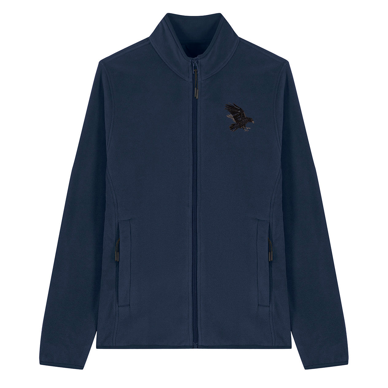 Raven Embroidered Women's Fleece Jacket