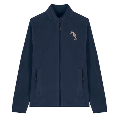 Seahorse Embroidered Women's Fleece Jacket