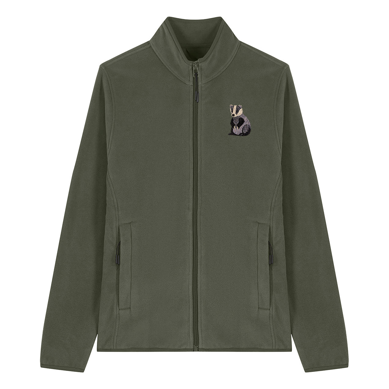 Badger Embroidered Women's Fleece Jacket