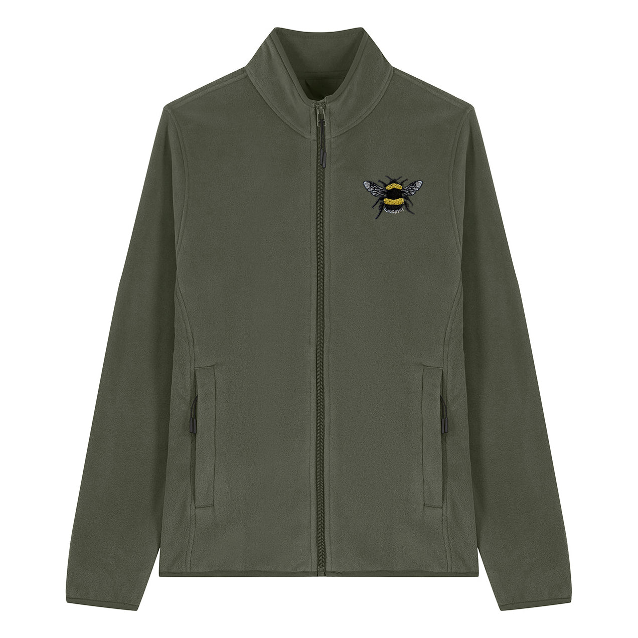 Bumblebee Embroidered Women's Fleece Jacket