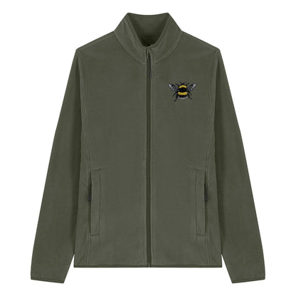 Bumblebee Embroidered Women's Fleece Jacket