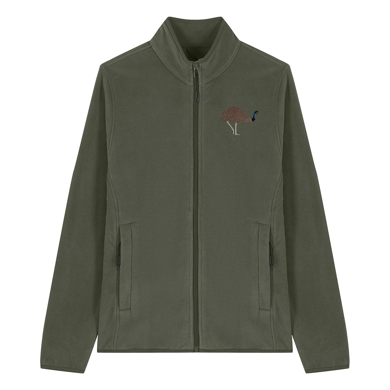 Emu Embroidered Women's Fleece Jacket