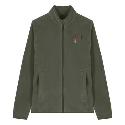Emu Embroidered Women's Fleece Jacket