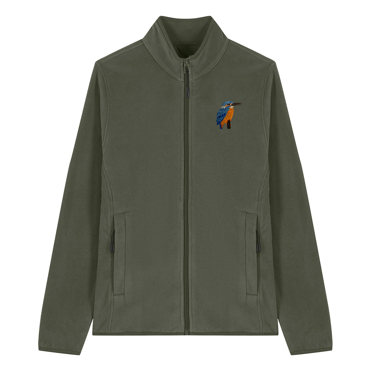 Kingfisher Embroidered Women's Fleece Jacket