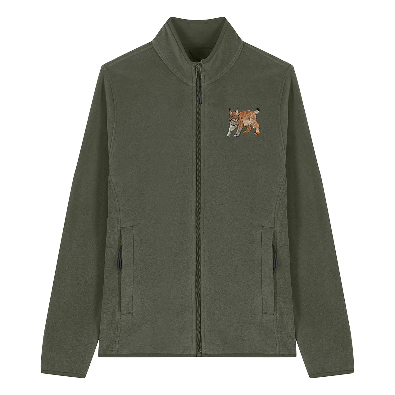 Lynx Embroidered Women's Fleece Jacket