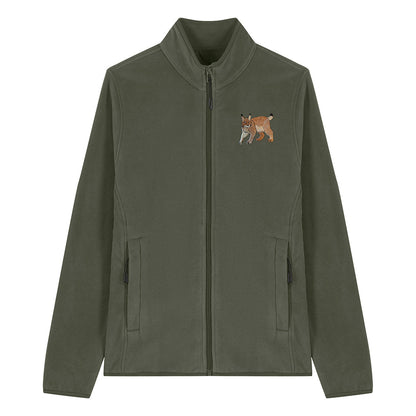 Lynx Embroidered Women's Fleece Jacket